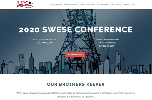 SWESE Desktop Website